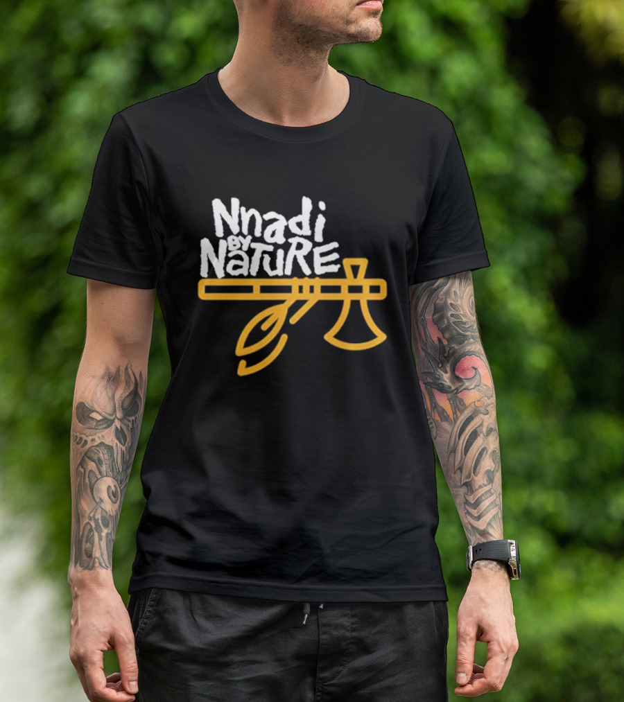 Derrick Nnadi Wearing Nnadi By Nature T-Shirt