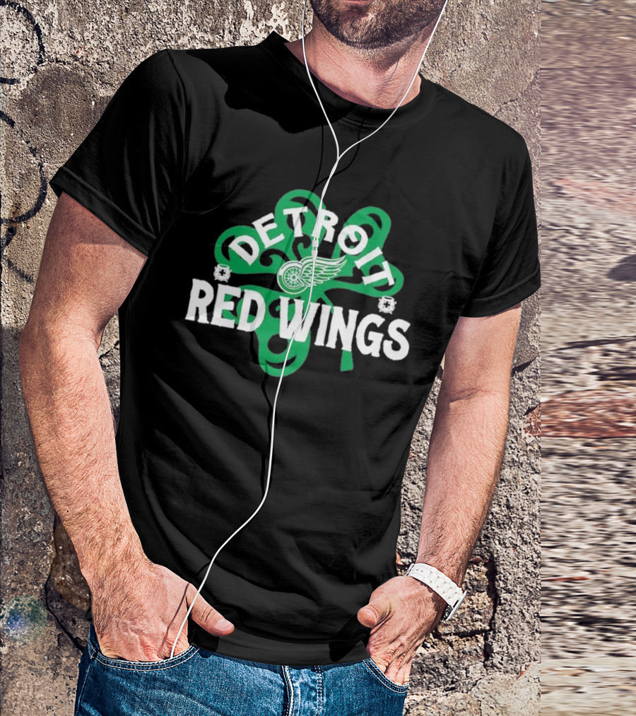 Detroit Hockey St. Patrick’s Day Richmond Shamrock T-Shirt