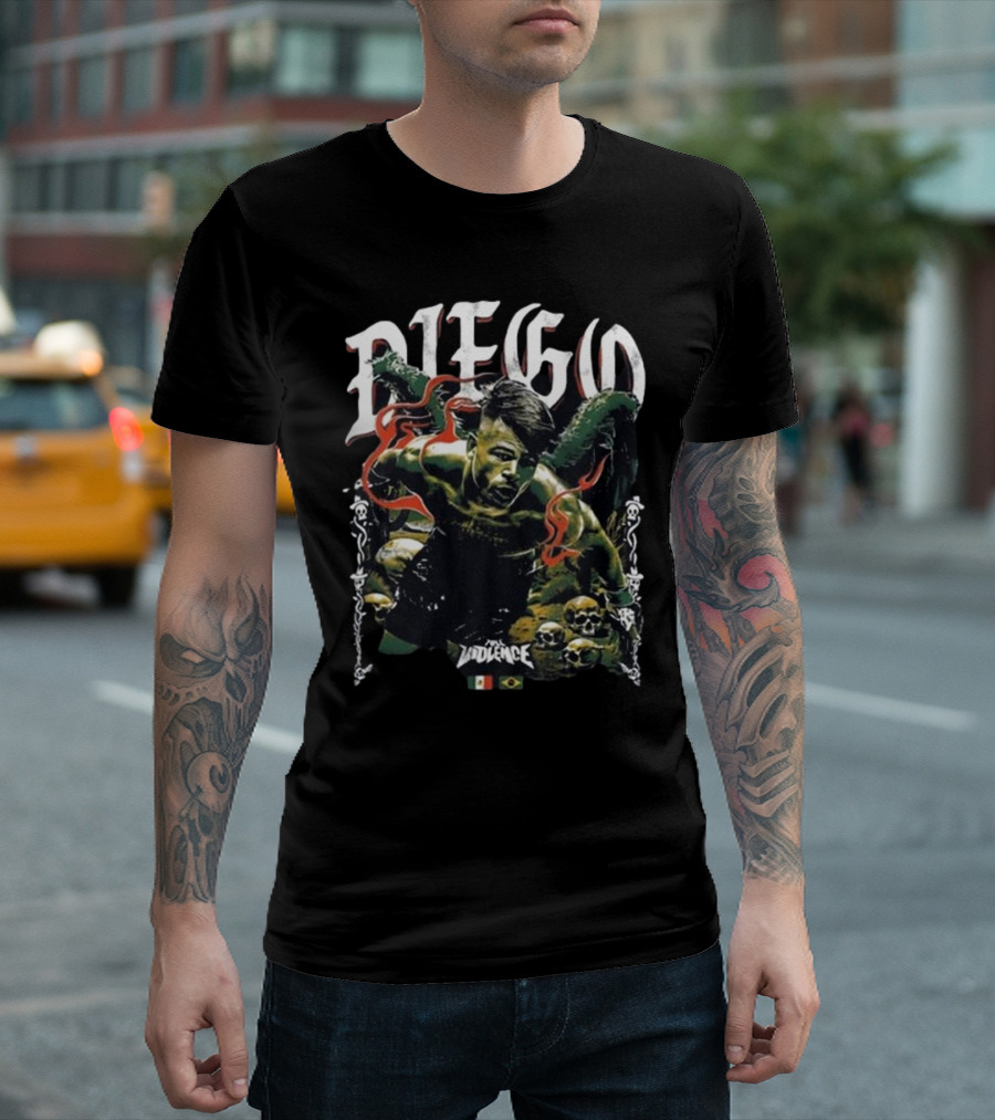 Diego Fight Classic In Black T-Shirt