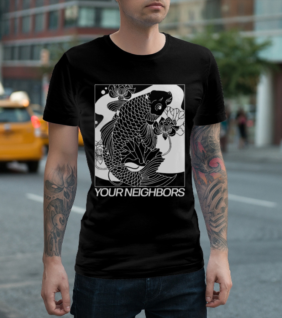 Down Right Your Neighbors Koi T-Shirt