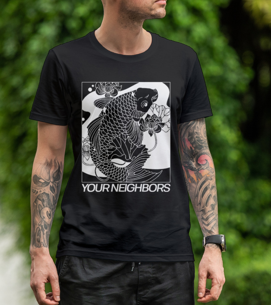 Down Right Your Neighbors Koi T-Shirt