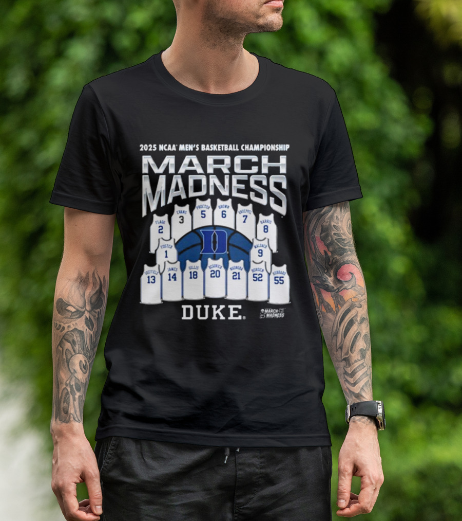 Duke Blue Devils March Madness 2025 NCAA Men’s Basketball Championship T-Shirt