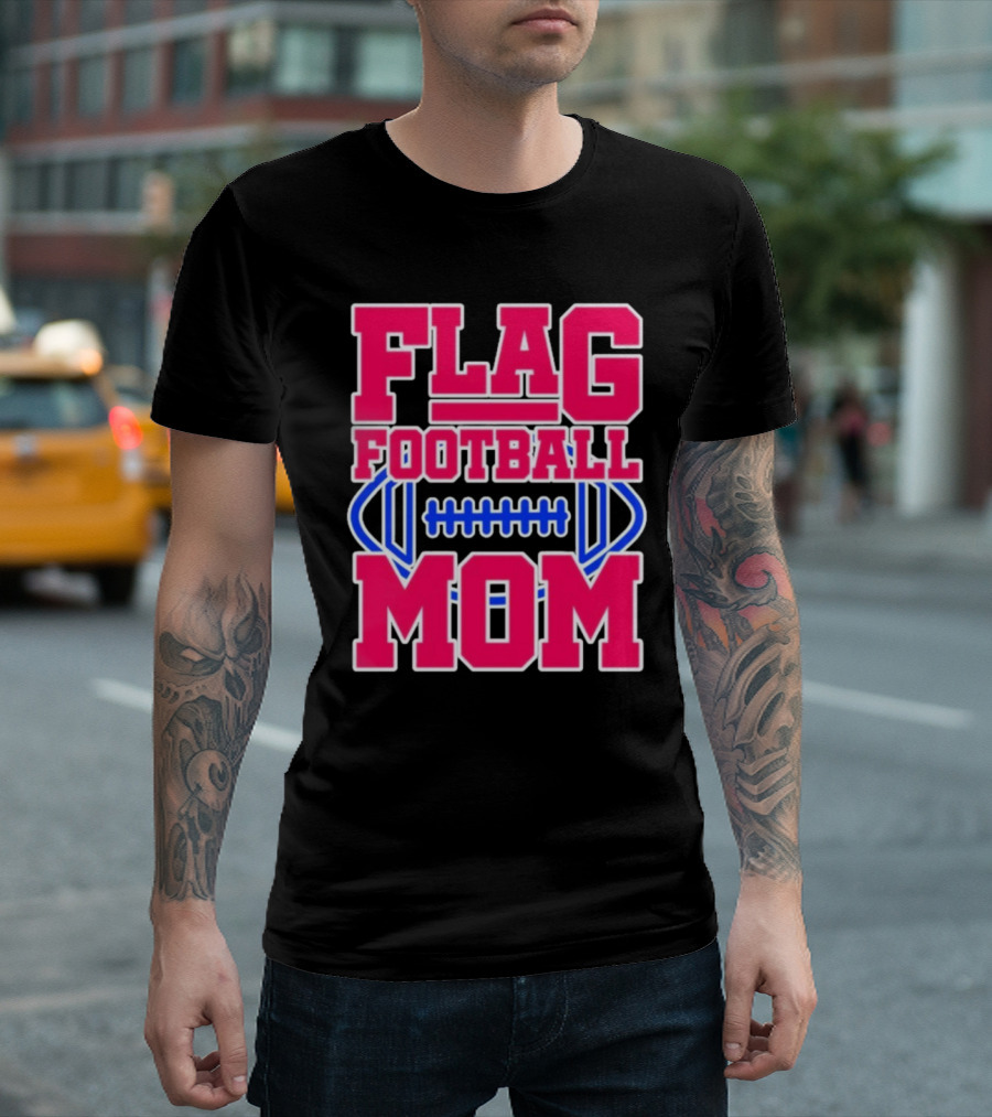 Flag Football Mom For Players T-Shirt