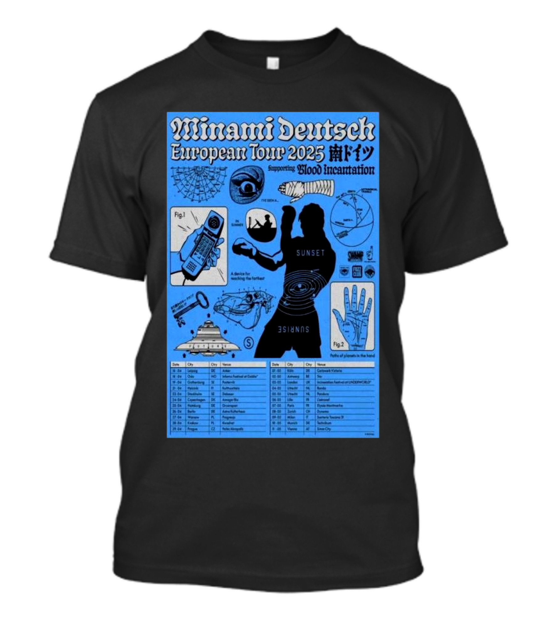 European Tour 2025 Minami Deutsch T-Shirt