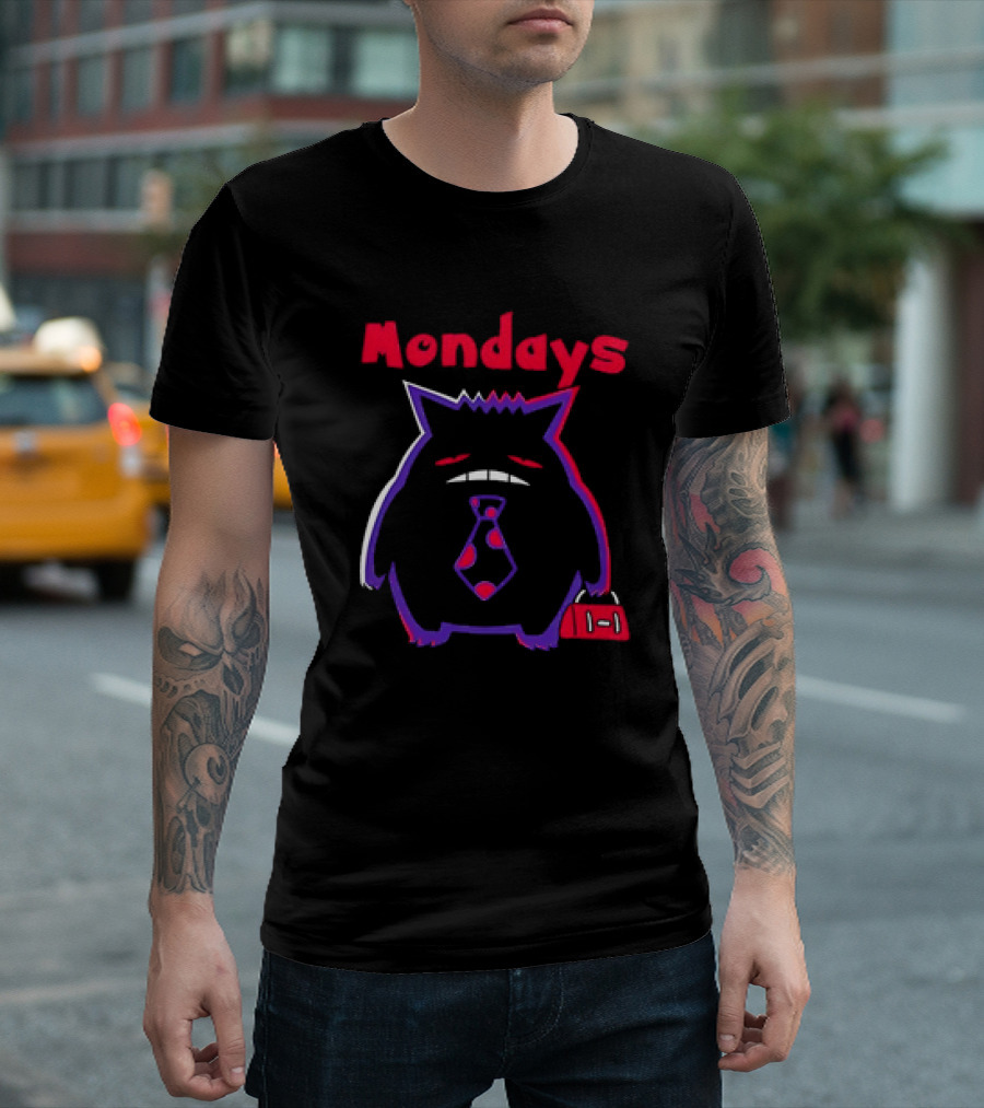 Even Gengar Hates Mondays T-Shirt