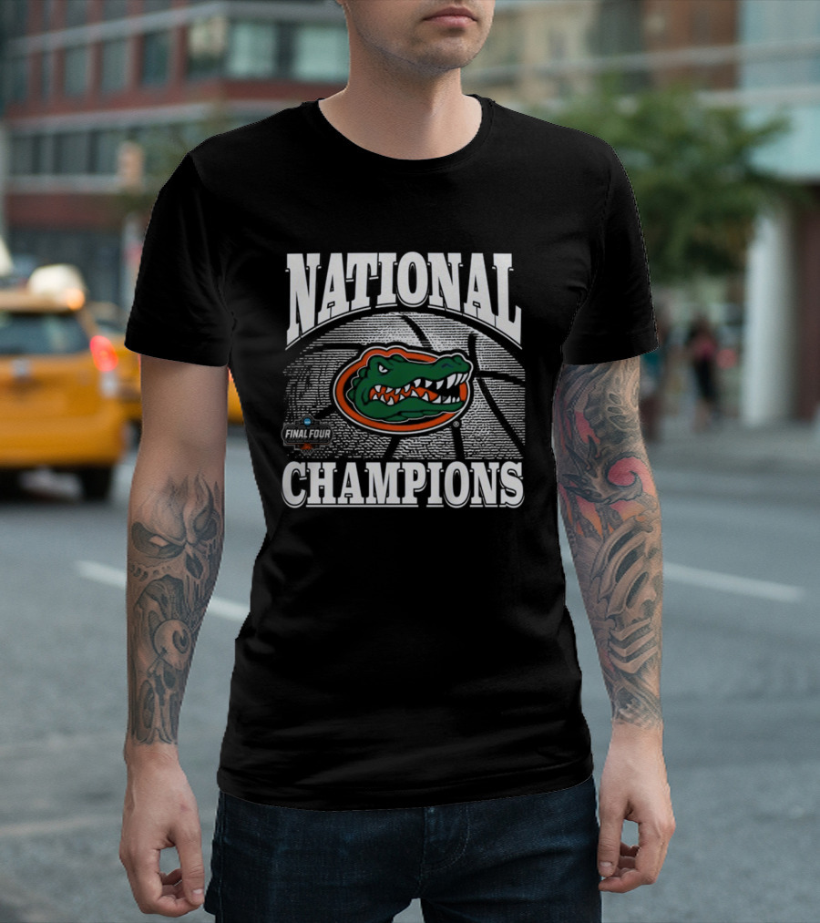 Florida Gators 2025 NCAA Men’s Basketball National Champions Logo Team T-Shirt