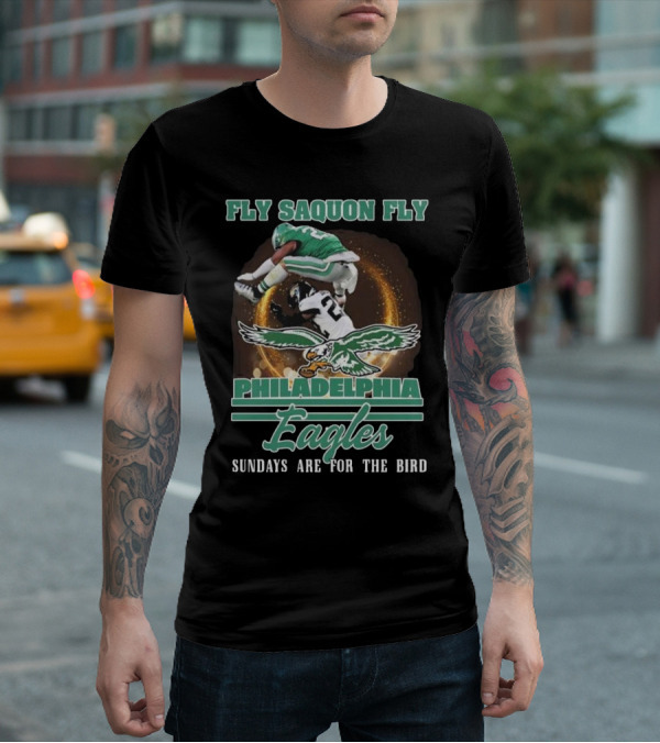 Fly Saquon Fly Philadelphia Eagles Sundays Are For The Bird T-Shirt