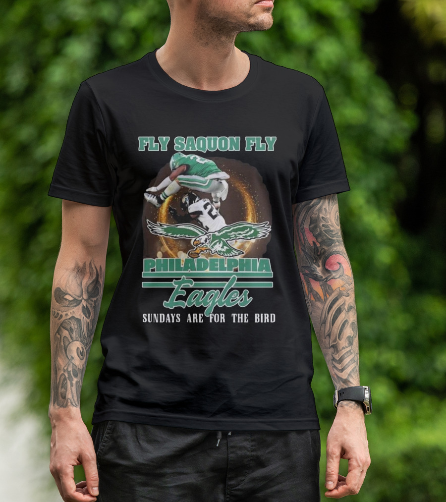 Fly Saquon Fly Philadelphia Eagles Sundays Are For The Bird T-Shirt