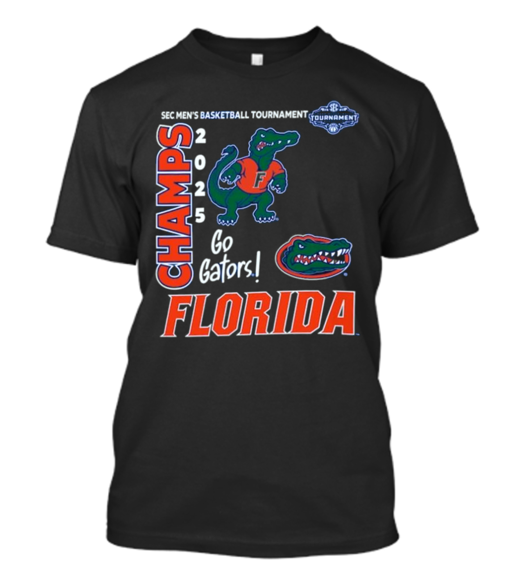 Florida Gators The Victory 2025 SEC Men’s Basketball Conference Tournament Champions T-Shirt