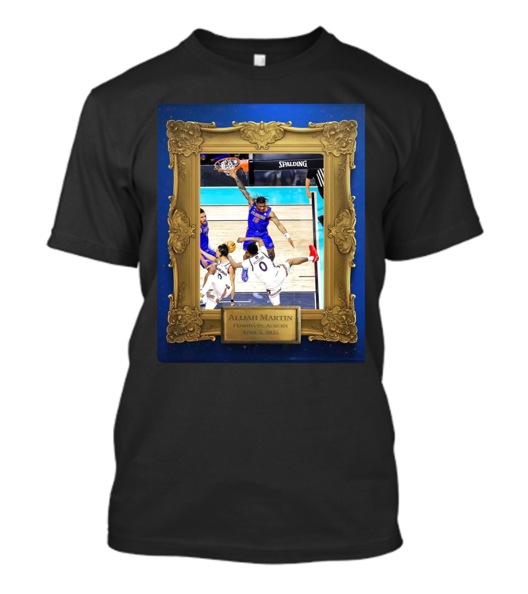Florida Gators Vs Auburn Tigers Men’s Basketball Alijah Martin April 5 2025 T-Shirt