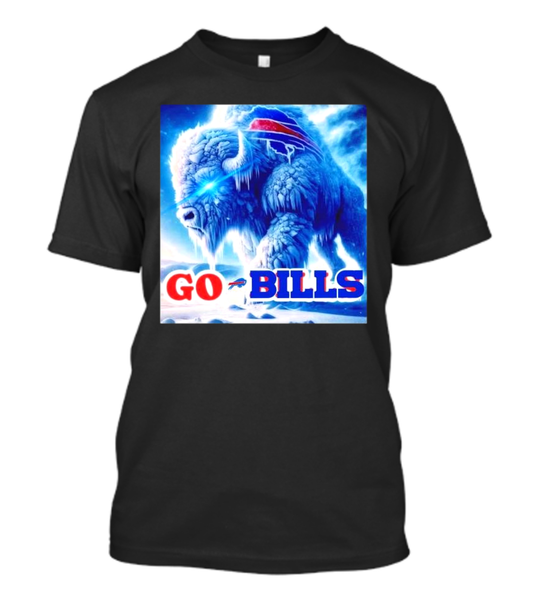 Frozen Buffalo Bills Bison Go Bills T-Shirt