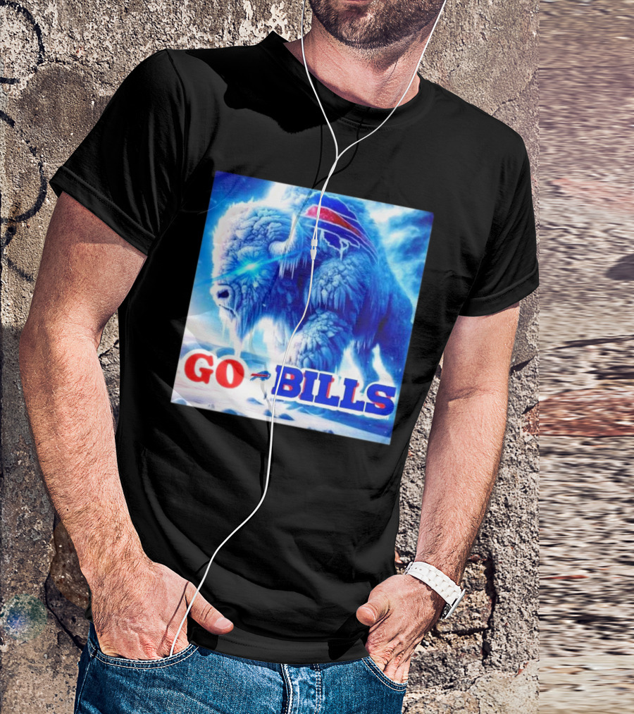 Frozen Buffalo Bills Bison Go Bills T-Shirt