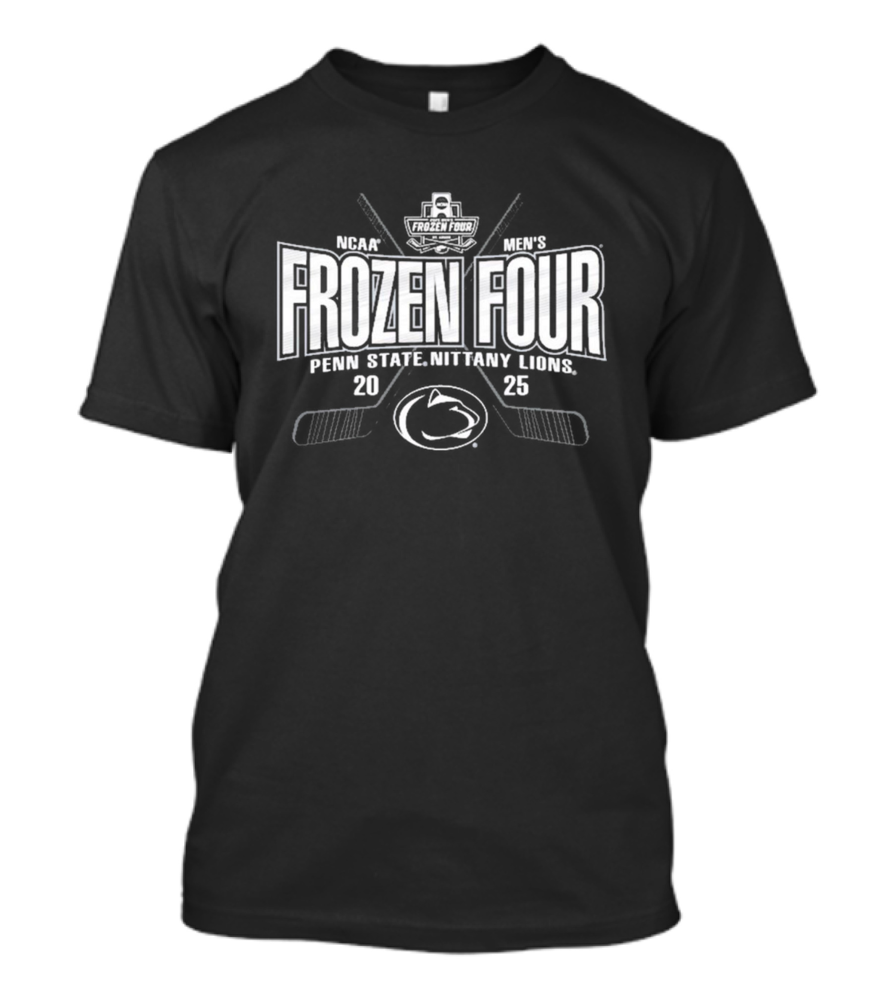 Frozen Four Penn State Nittany Lions NCAA Men’s Ice Hockey Tournament 2025 Logo T-Shirt