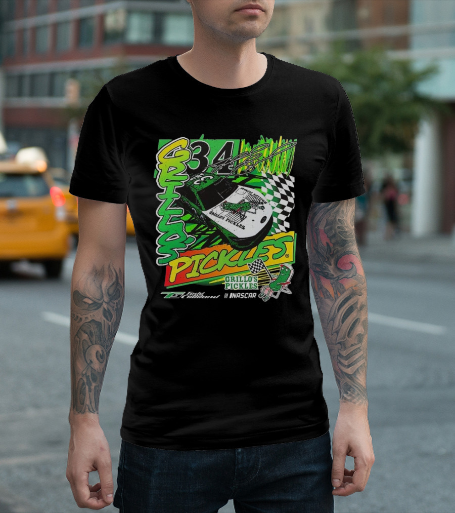 Front Row Motorsports Todd Gilliland Grillo’s Pickles Car T-Shirt