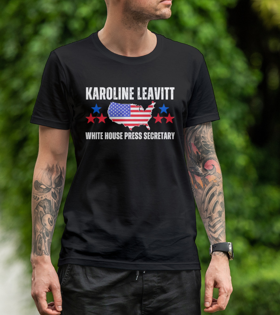 Funny Karoline Caroline Leavitt White House Press Secretary T-Shirt