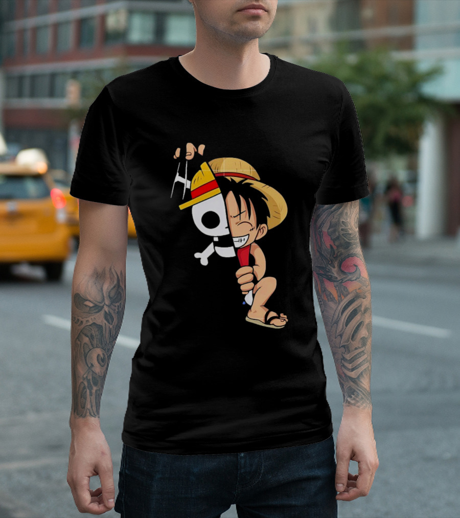 Funny Monkey D Luffy One Piece Anime Character T-Shirt