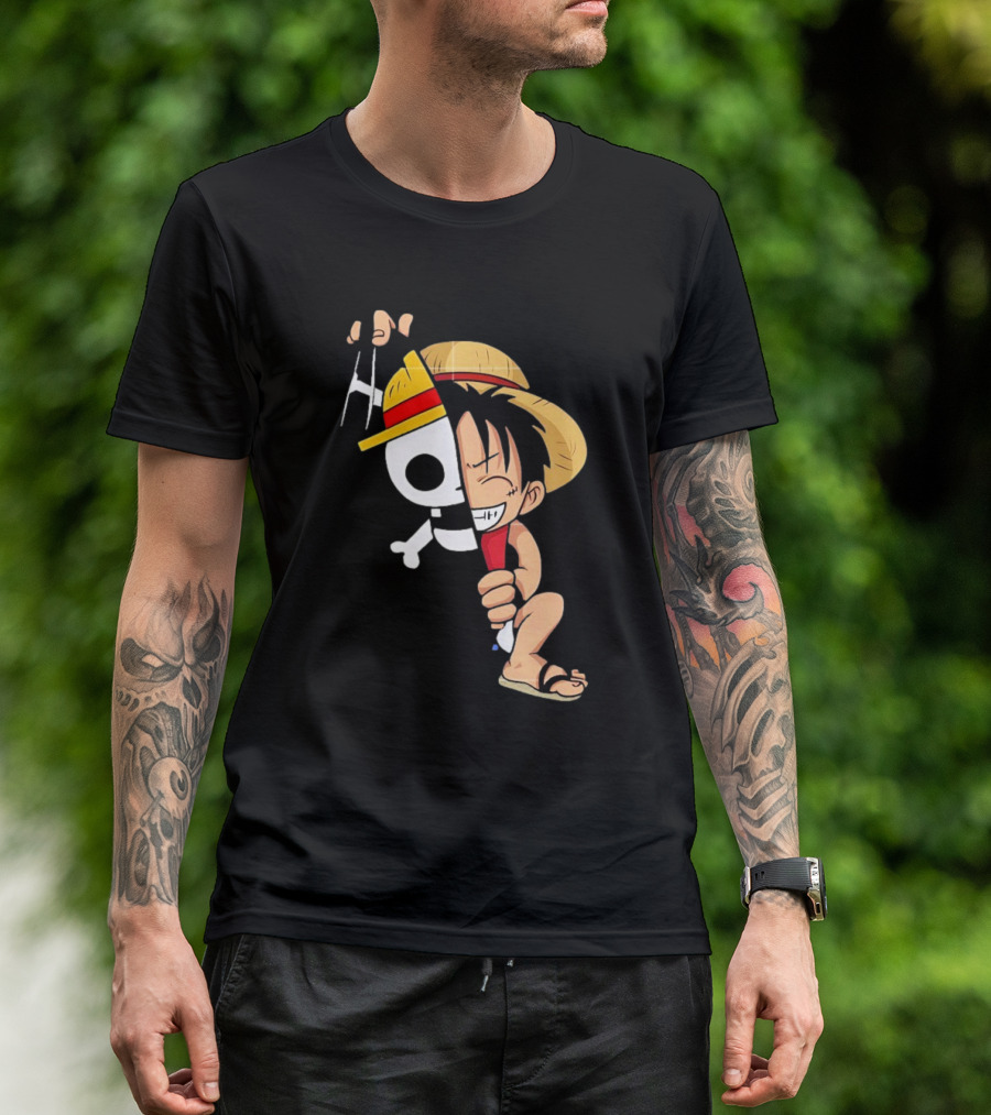 Funny Monkey D Luffy One Piece Anime Character T-Shirt