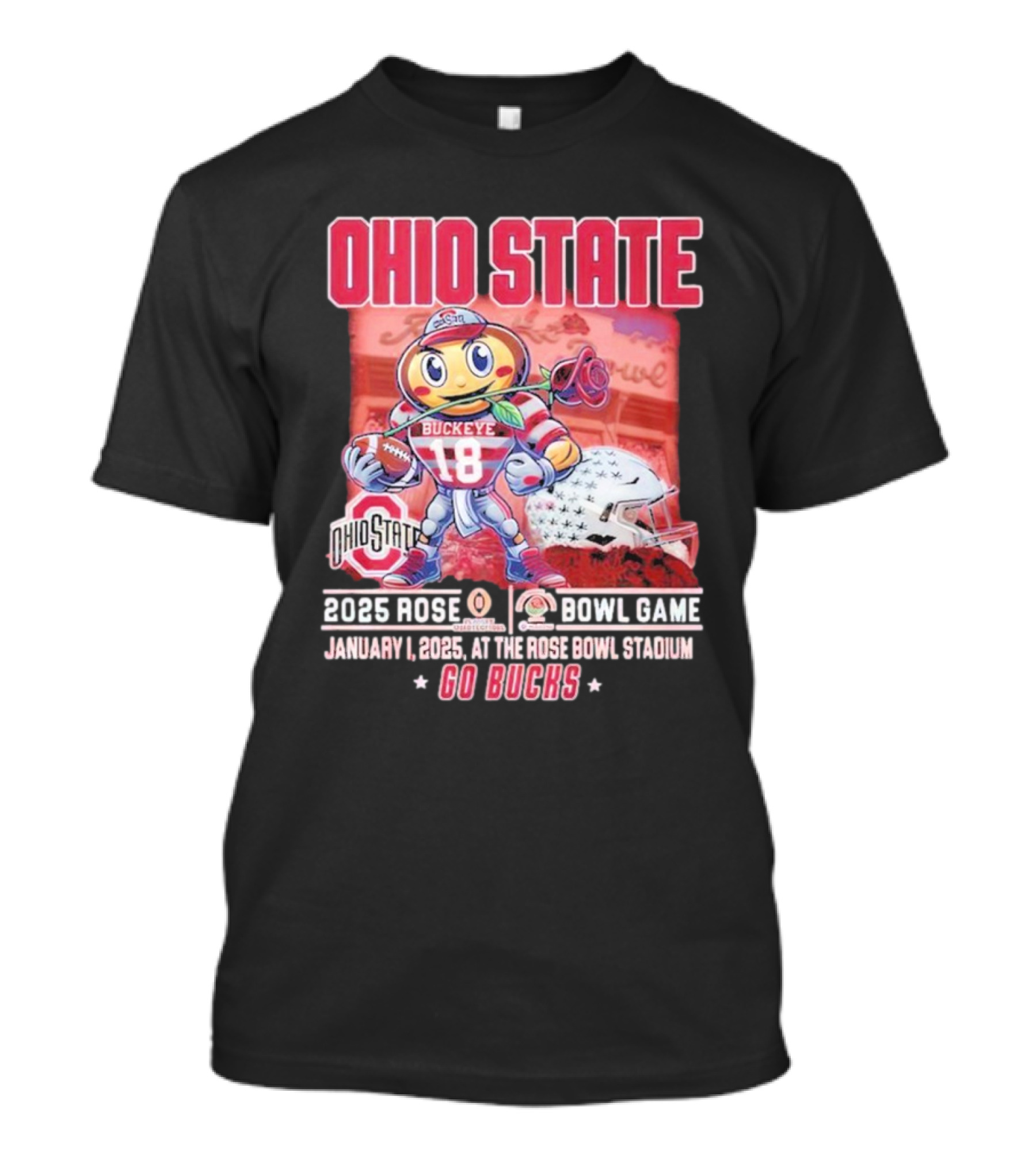 Go Bucks Ohio State Rose Bowl Game 2025 T-Shirt