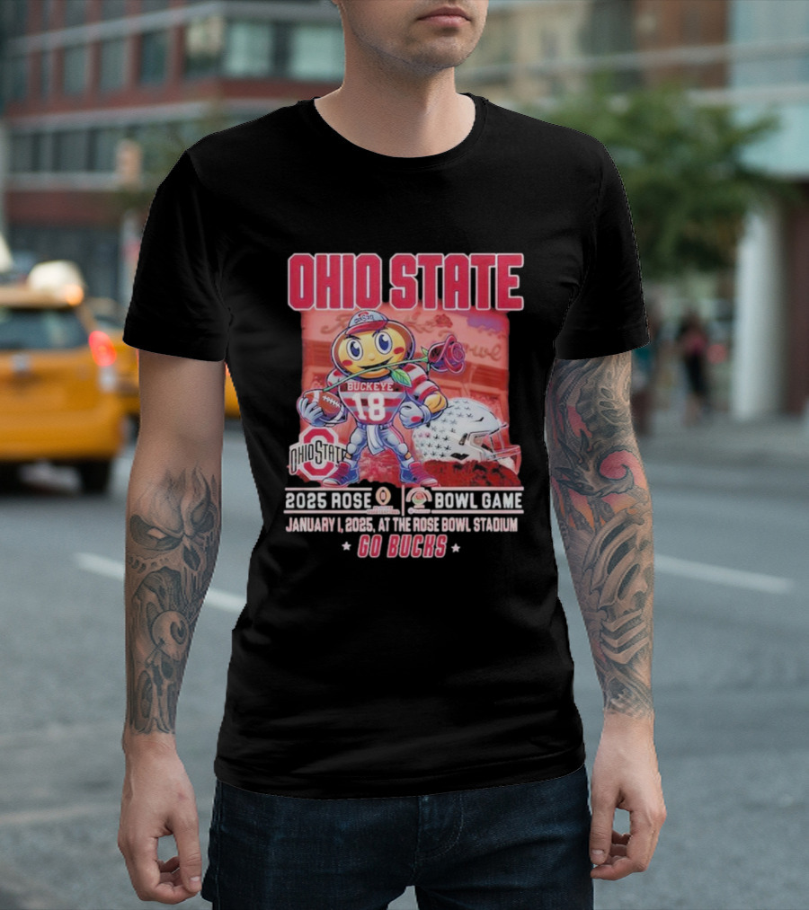 Go Bucks Ohio State Rose Bowl Game 2025 T-Shirt