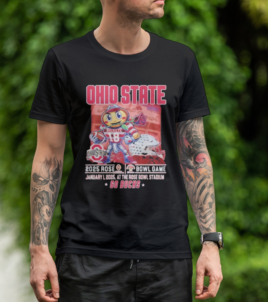 Go Bucks Ohio State Rose Bowl Game 2025 T-Shirt