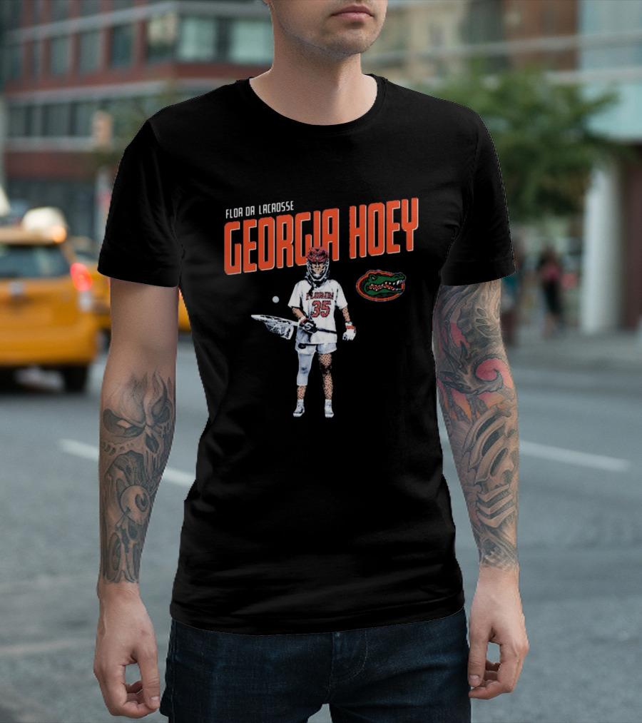 Georgia Hoey Florida Gators Lacrosse NCAA Division I Cartoon 2025 T-Shirt