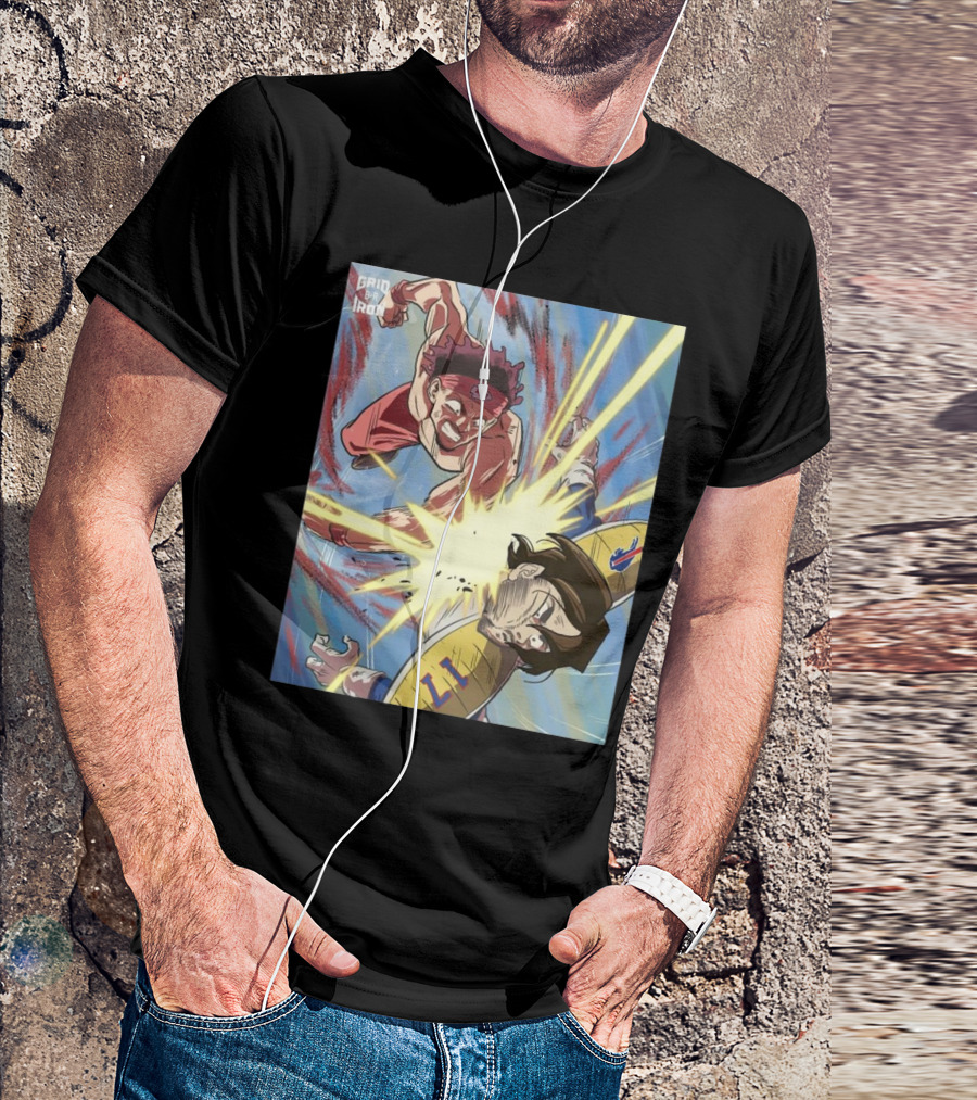 Goku Patrick Mahomes Eliminates Vegeta Josh Allen And Is Headed To His 3rd Straight Super Bowl T-Shirt