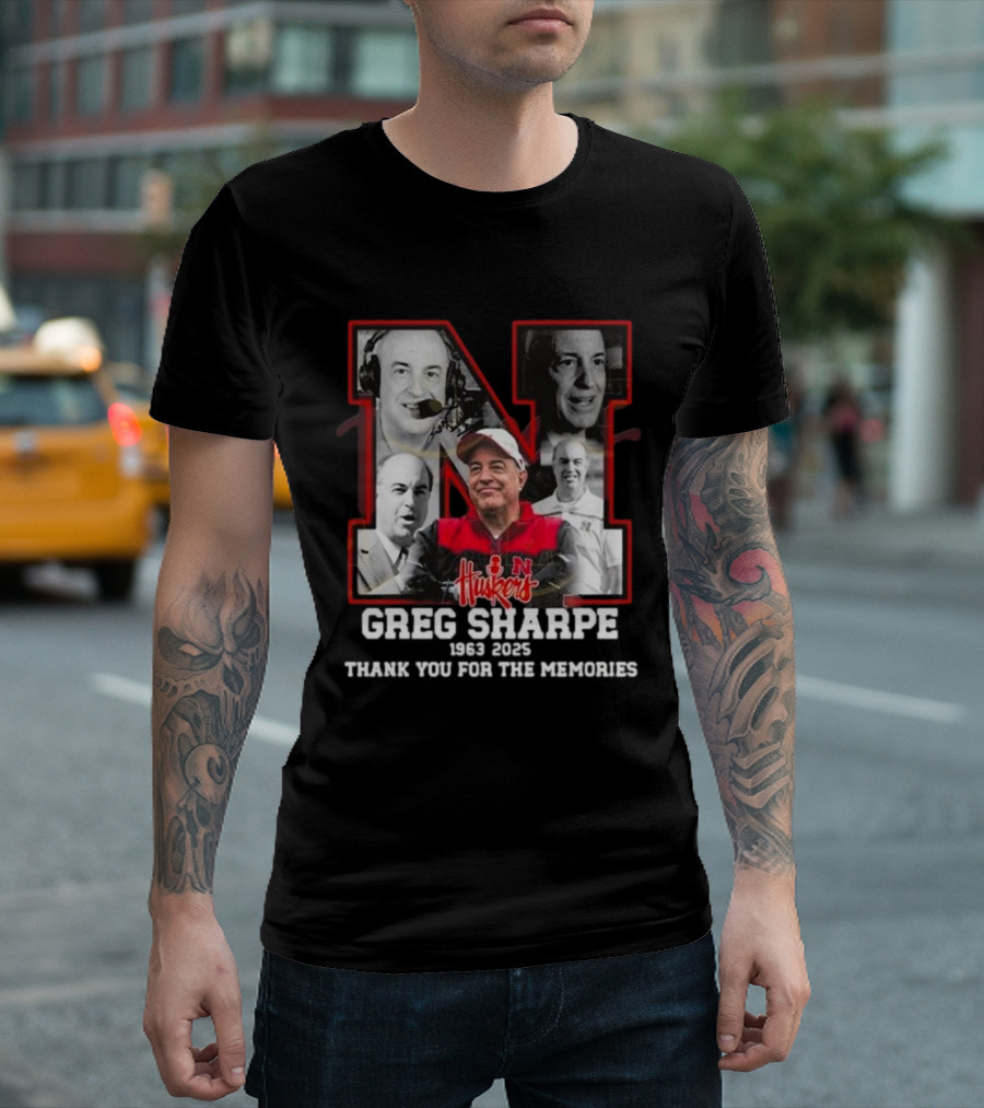 Greg Sharpe 1963-2025 Thank You For The Memories T-Shirt