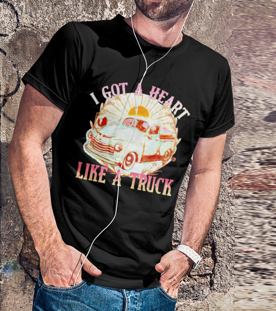 Heart Like A Truck Western Boho Sunset Desert T-Shirt
