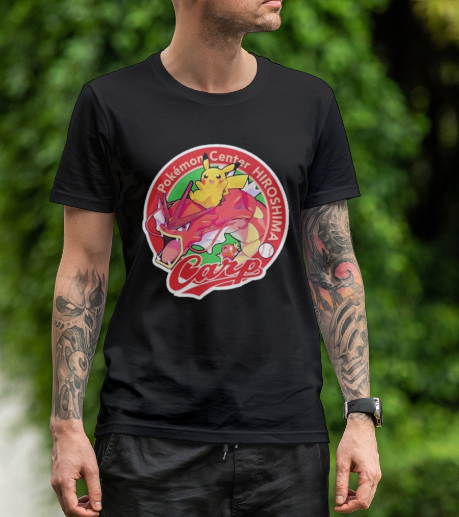 Hiroshima Toyo Carp X Pokémon Center Hiroshima T-Shirt