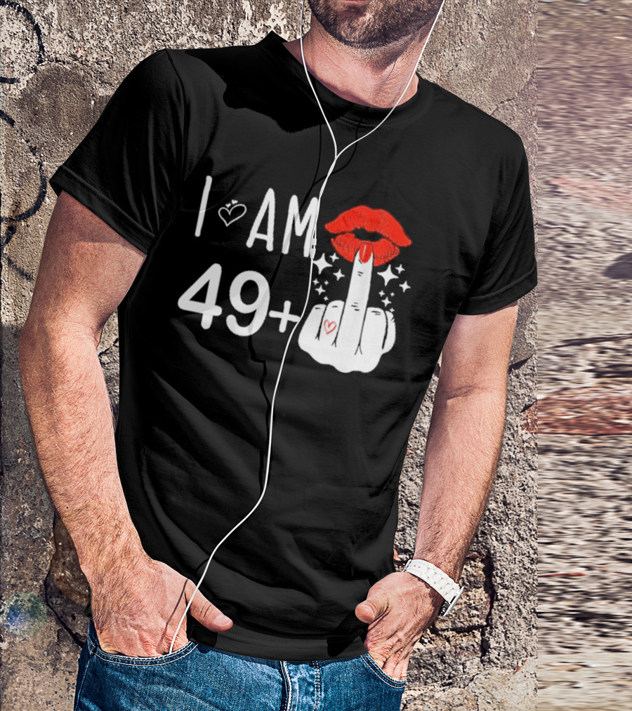I Am 49 Plus 1 Middle T-Shirt