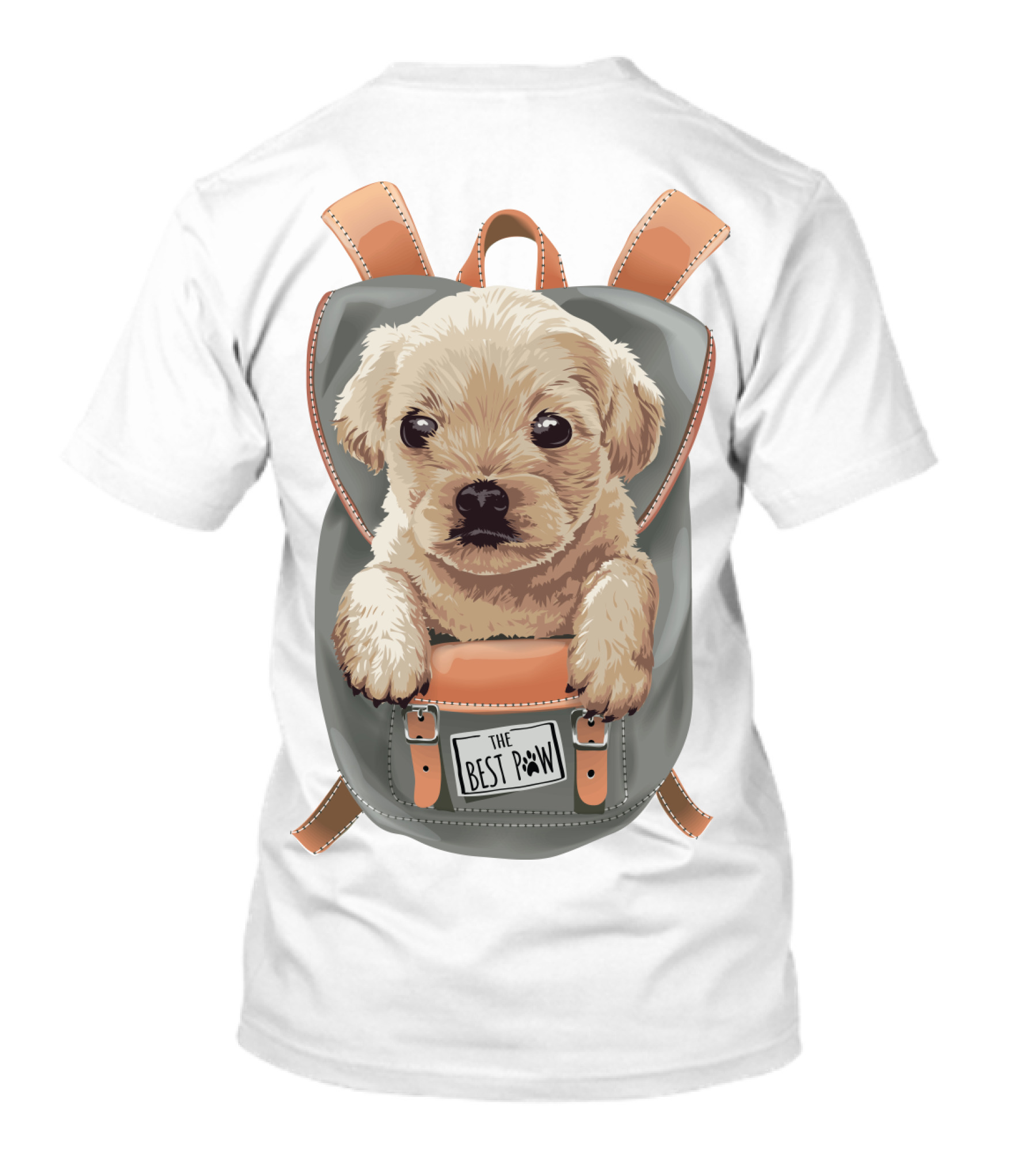 The Best Paw Bag Pag Puppy Backpack T-Shirt