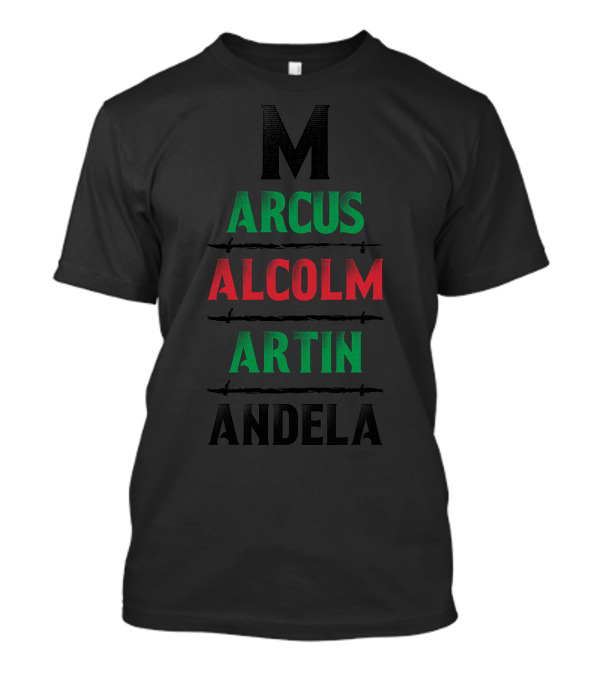 Marcus Malcolm Martin Mandela T-Shirt