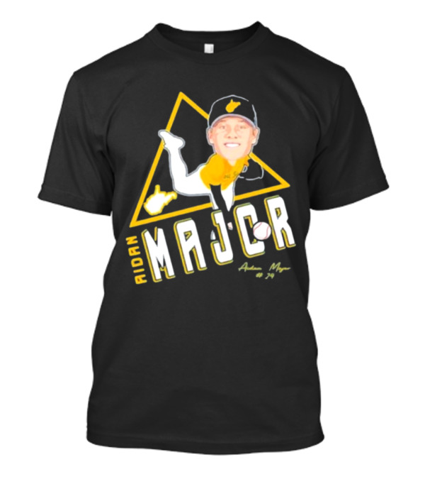 Aidan Major Baseball West Virginia Fan #24 T-Shirt