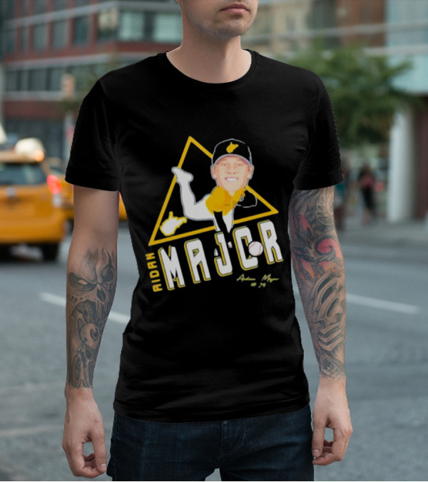 Aidan Major Baseball West Virginia Fan #24 T-Shirt