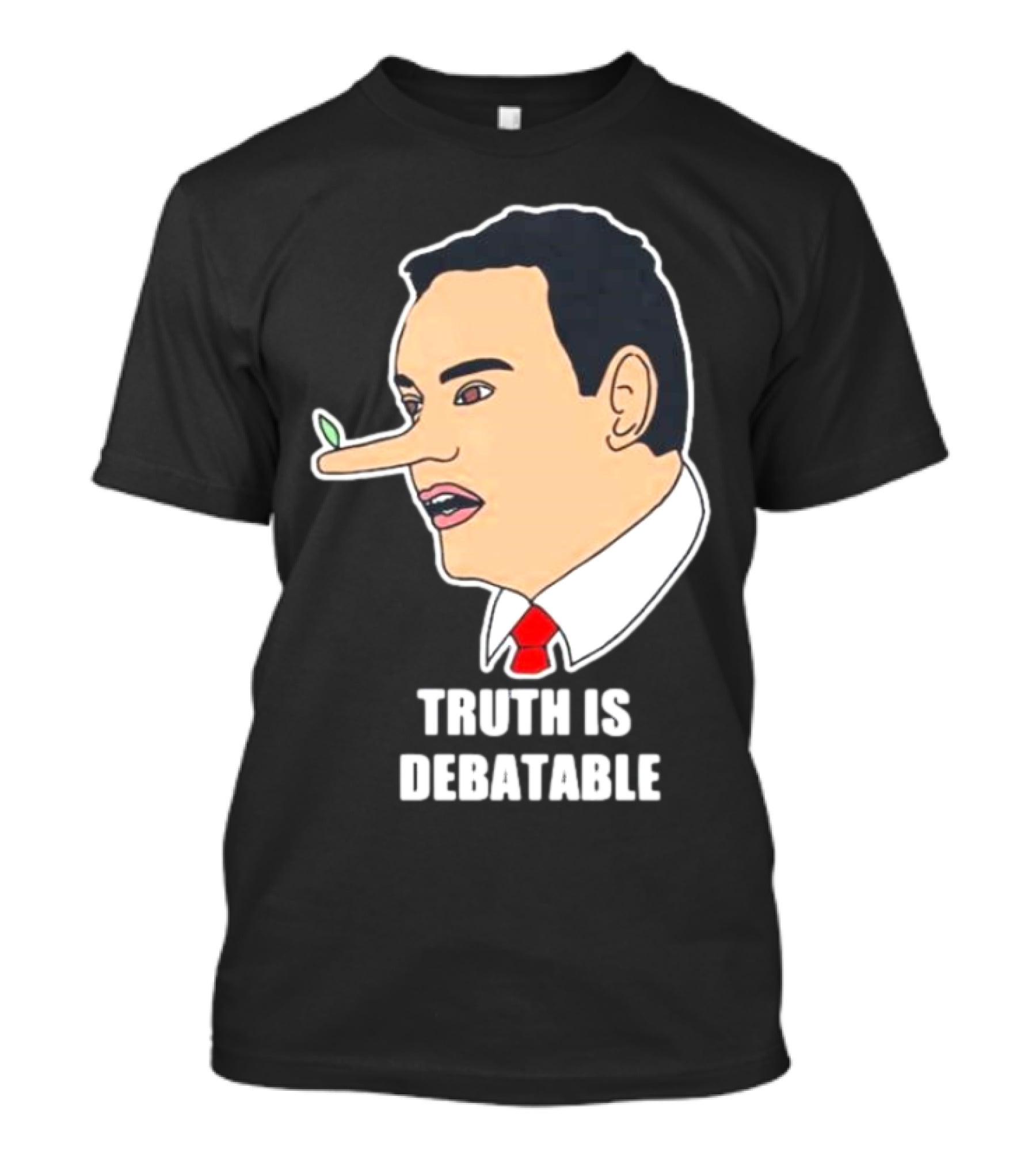 Funny George Santos Congressman Truth Is Debatable Nose T-Shirt