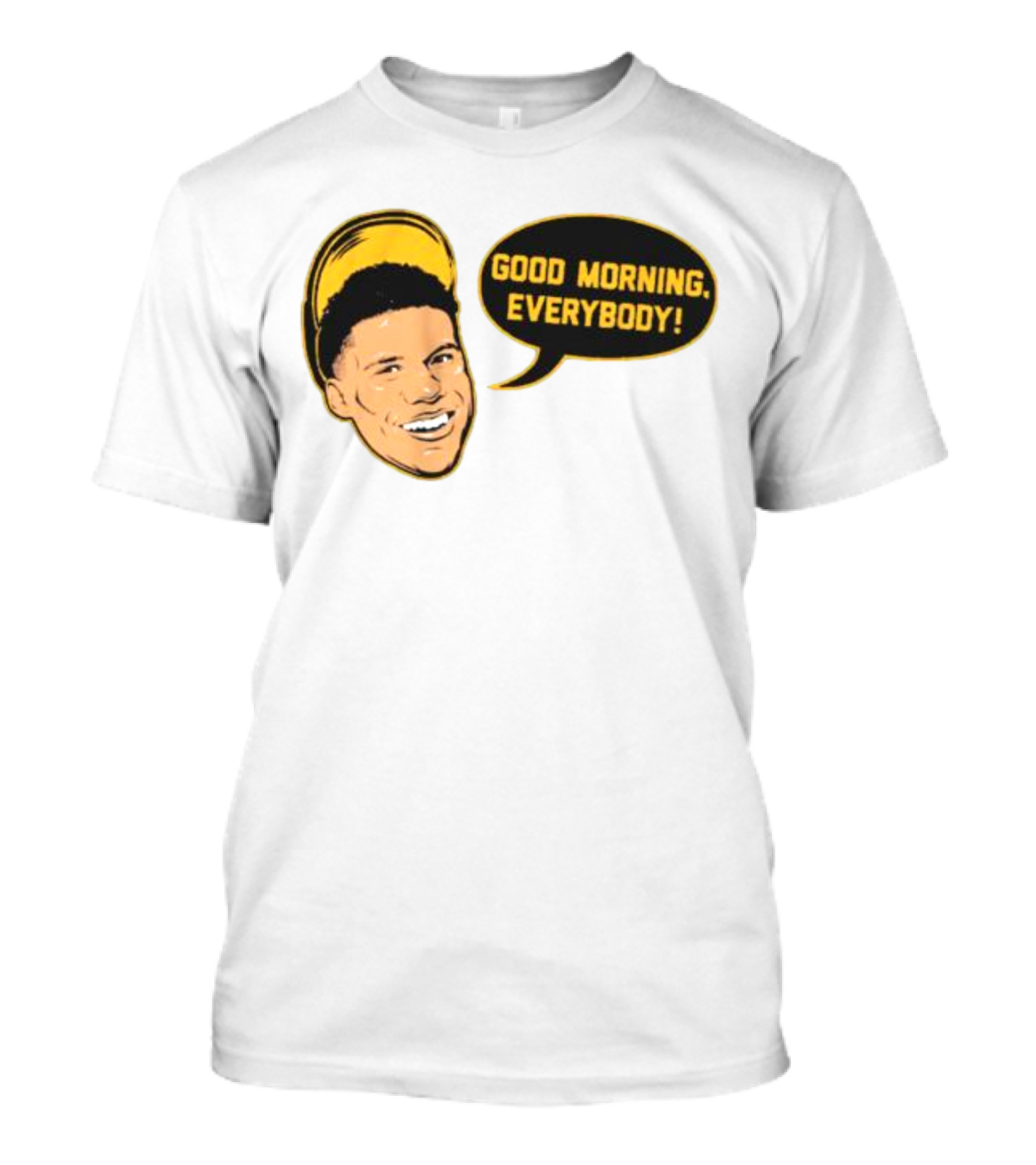 Juan Soto Good Morning Everybody Speech Bubble T-Shirt