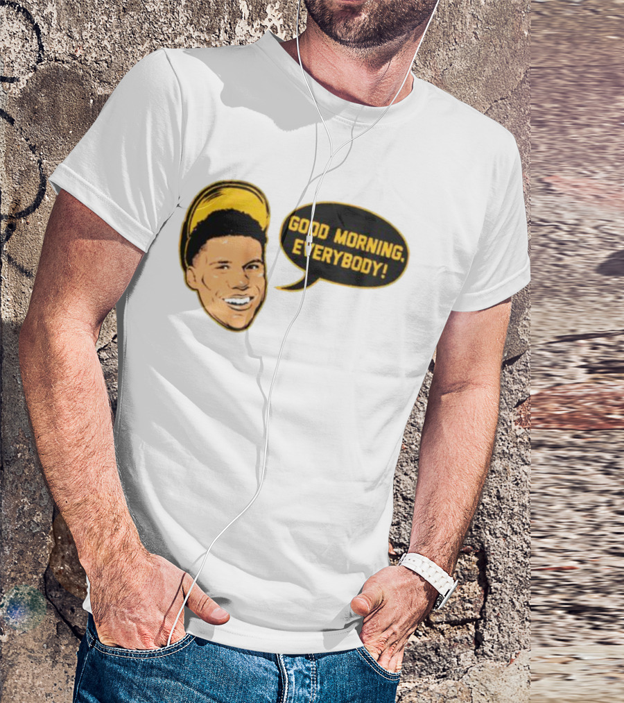 Juan Soto Good Morning Everybody Speech Bubble T-Shirt