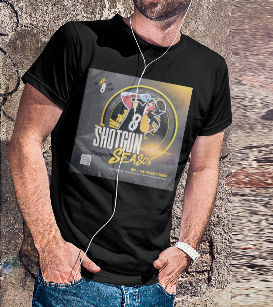 8 Shotgun Season Kenny Pickett The Pickett Fence Featuring DJ Pickens Najee Muth T-Shirt