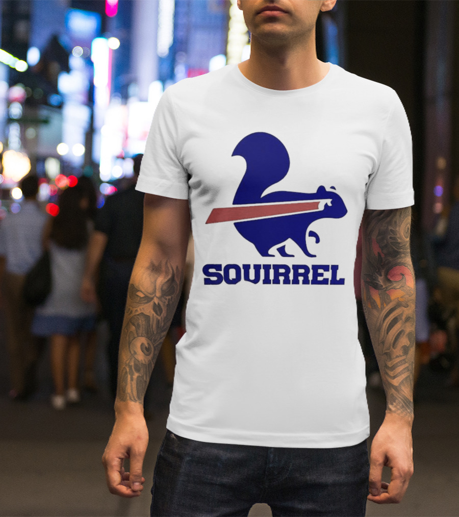 Buffalo Bills Squirrel Winters Squirrel T-Shirt