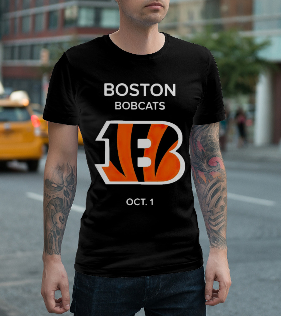 Boston Bobcats Oct. 1 Bengals T-Shirt