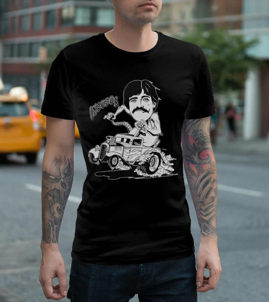 Incubus Chuck Drive Hold the Wheel and Drive Racecar T-Shirt