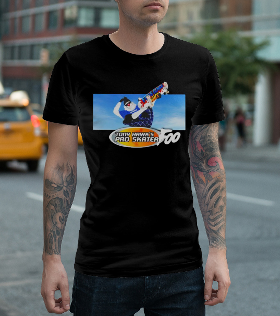 Tony Hawk's Pro Skater Foo Skateboard Tricks T-Shirt