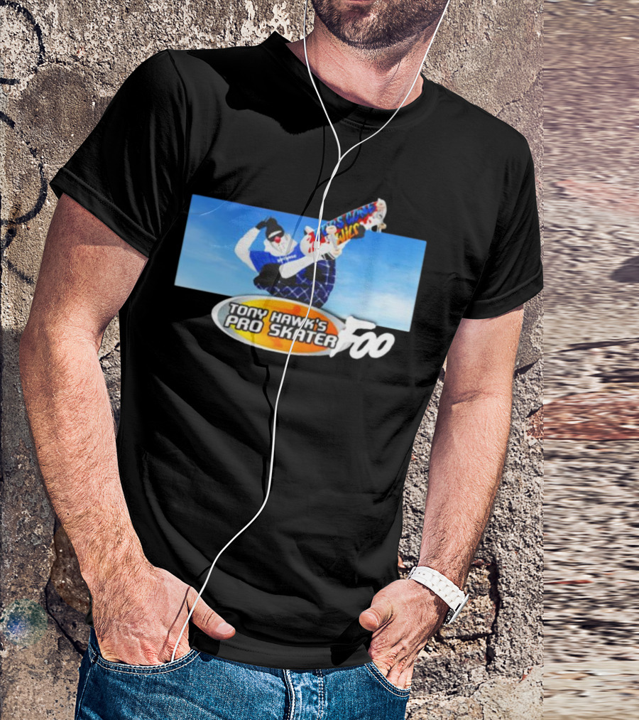 Tony Hawk's Pro Skater Foo Skateboard Tricks T-Shirt