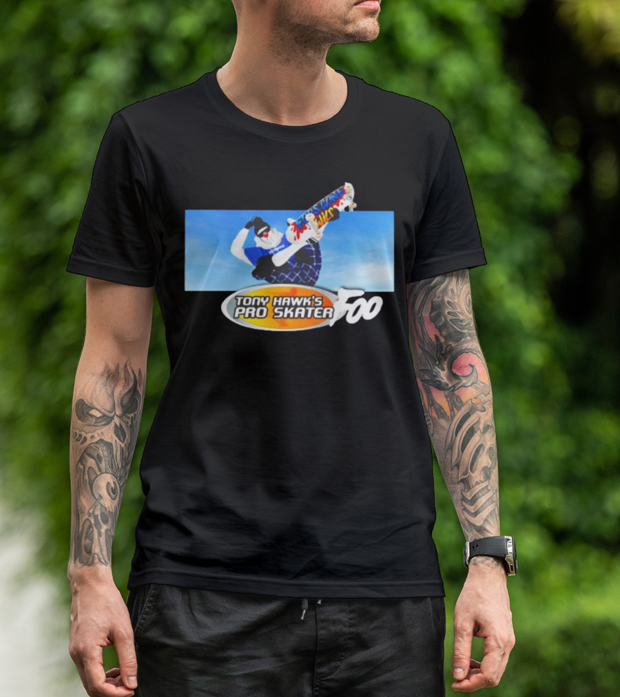 Tony Hawk's Pro Skater Foo Skateboard Tricks T-Shirt