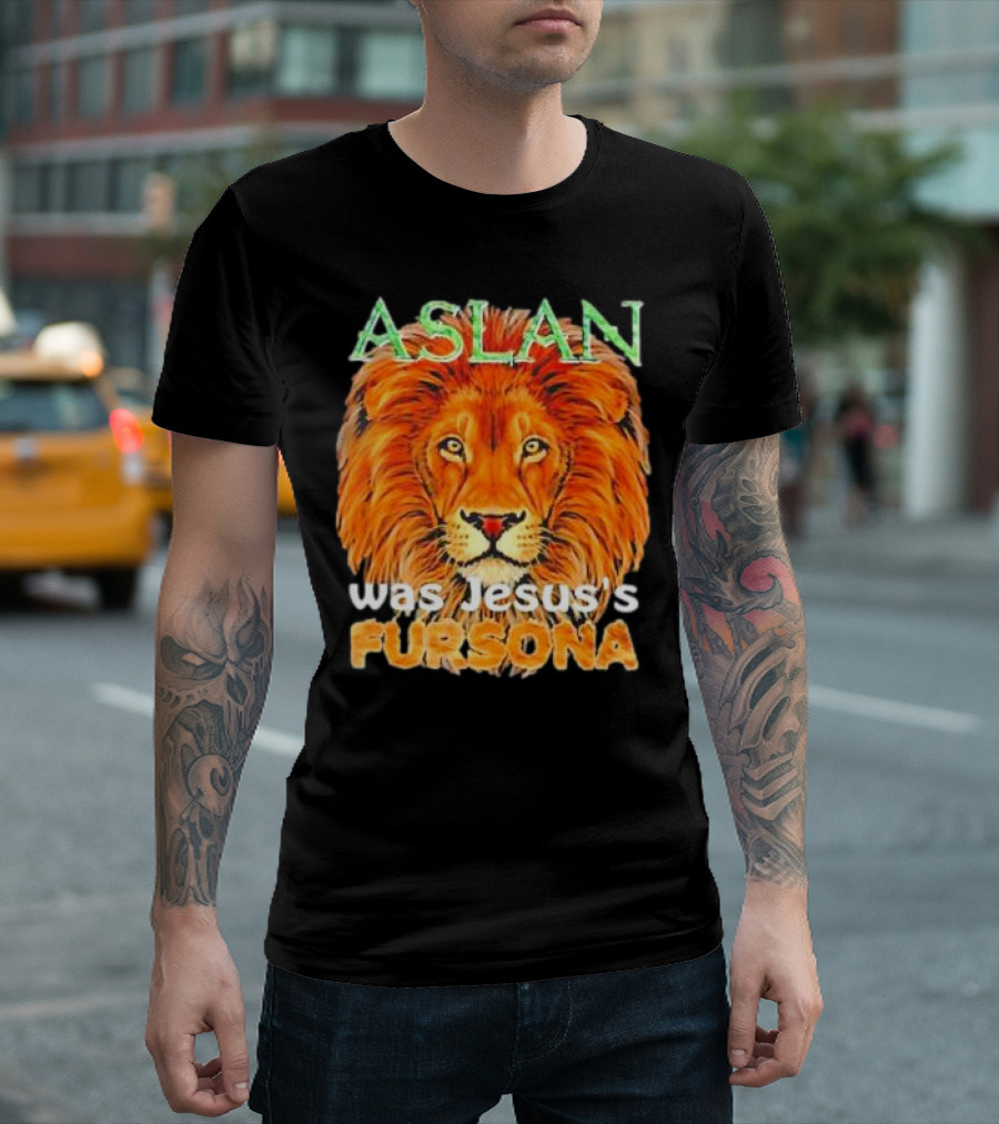 Aslan Was Jesus’s Fursona Lion T-Shirt