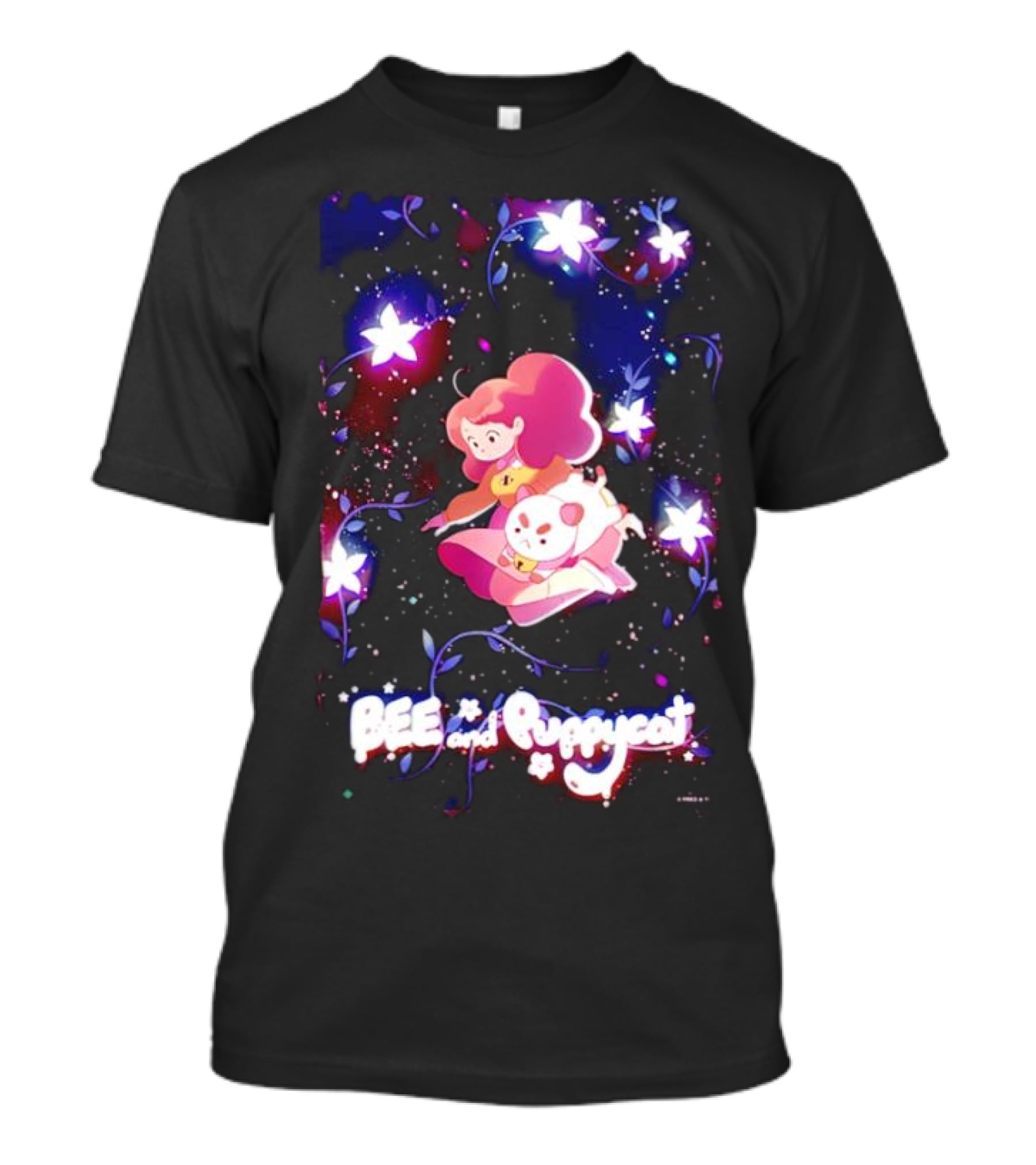BEE And Puppycat Space Flowers Cosmic Adventure T-Shirt