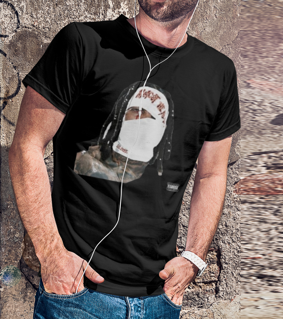 Almost Healed Lil Durk Explicit Content Masked Face T-Shirt