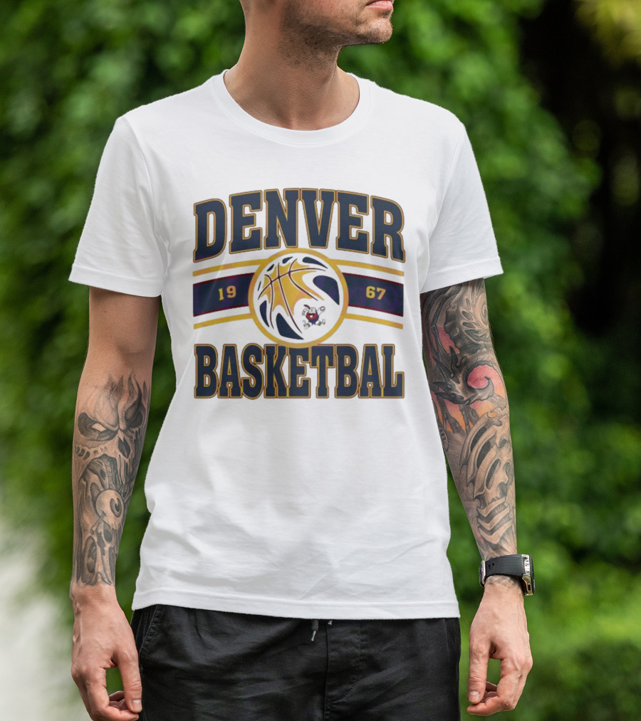Denver Basketball 1967 Vintage Team T-Shirt