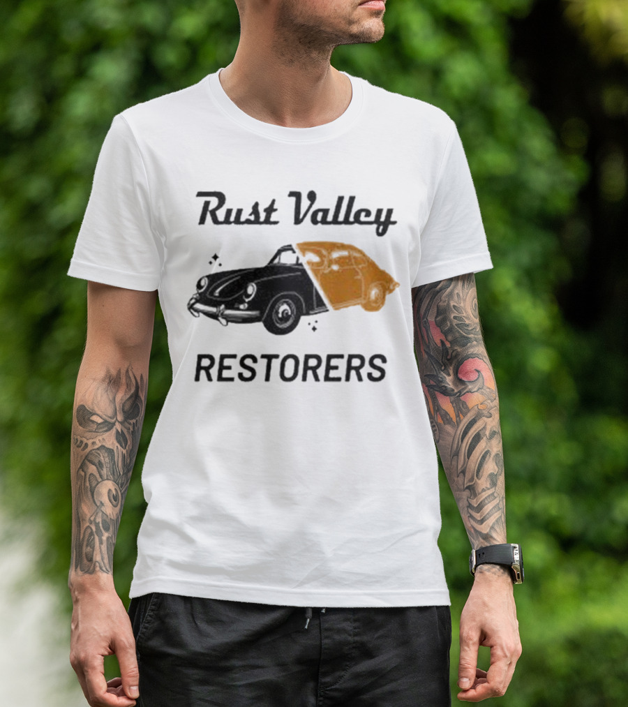 Rust Valley Restorers Classic Car Transformation T-Shirt