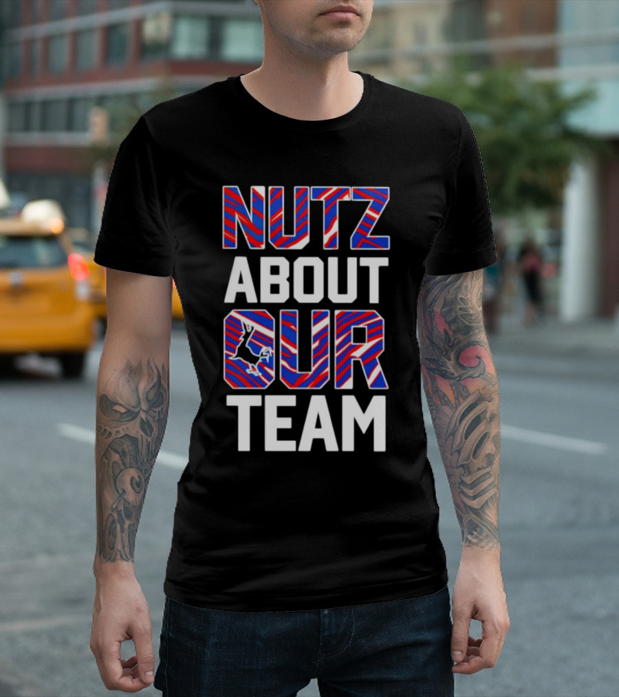 Wingnuts Nutz About Our Team Buffalo Stripes T-Shirt